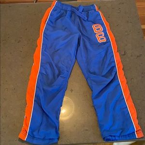 Gap Kids royal blue/orange boys lined track pants.